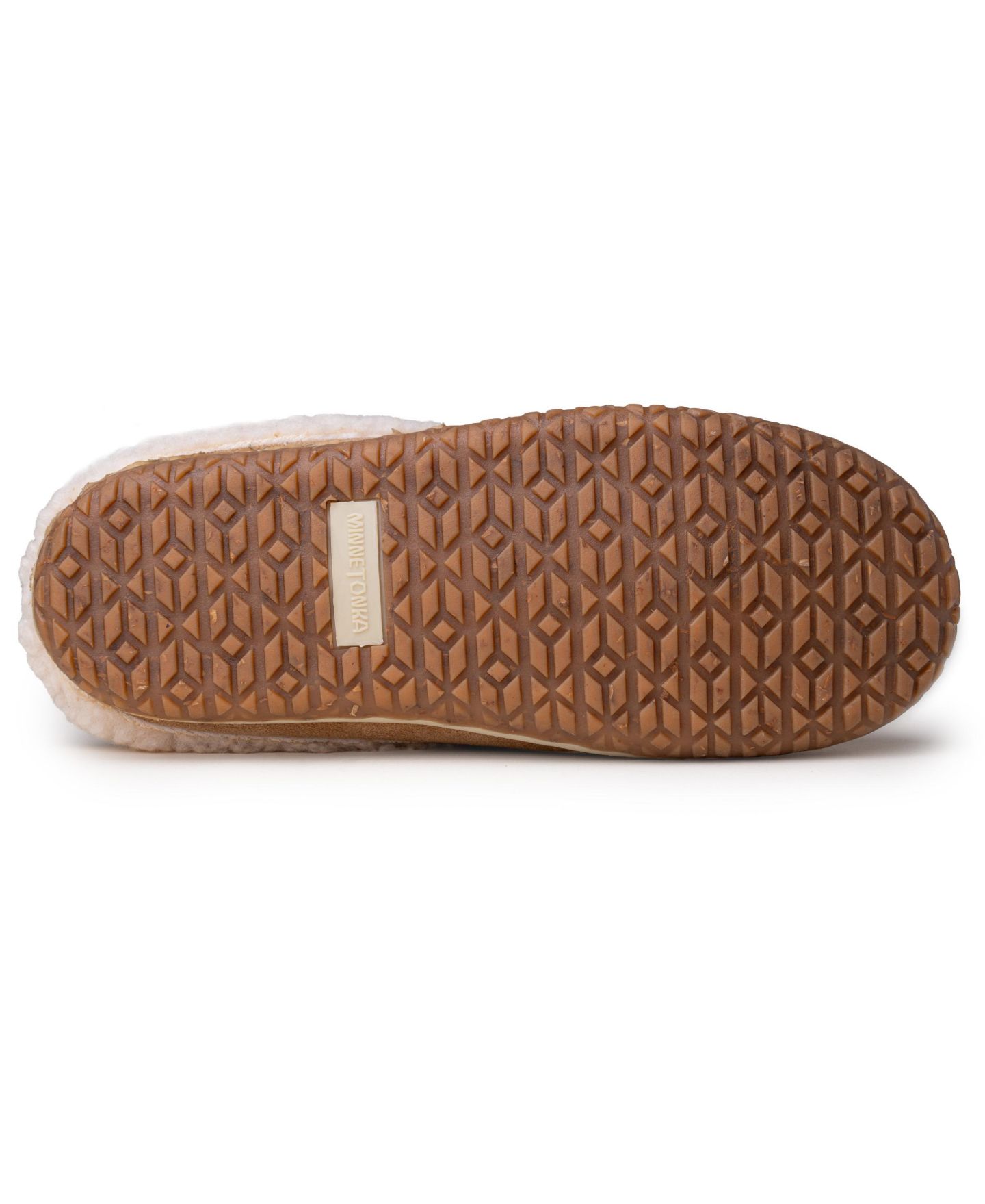 Женские тапочки Minnetonka Spruce Suede Berber Lined Slippers, цвет: Коричный — фото 11