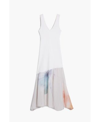 Women's V-neck combined dress