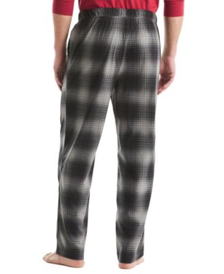 Men's Fleece Plaid Pajama Pants