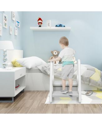 Toddler Step Stool Learning Helper w/Armrest for Kitchen Toilet Potty Training