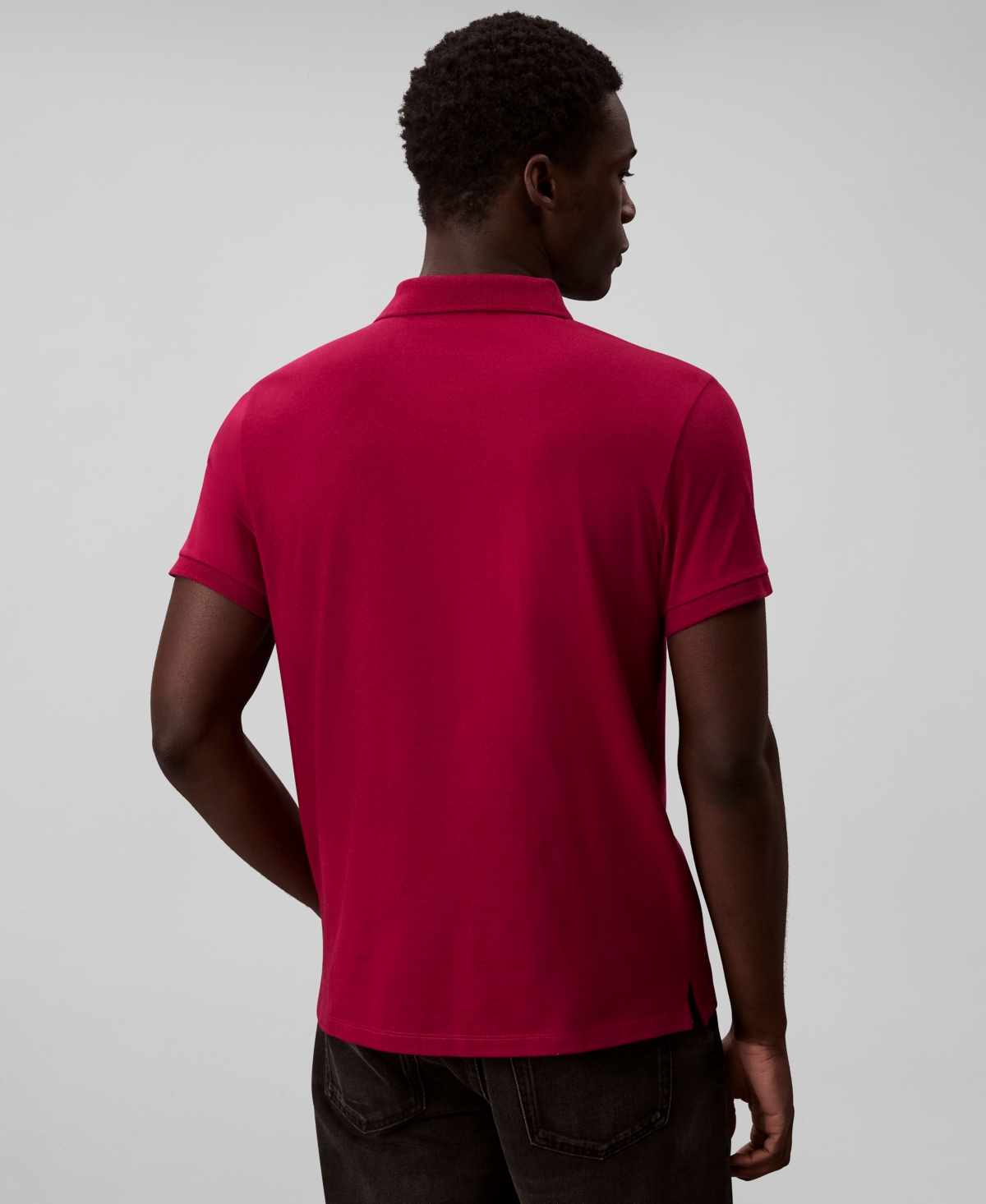 Calvin Klein Men's Short Sleeve Solid Polo Shirt