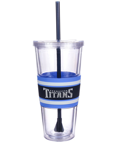 Boelter Brands Tennessee Titans 22 oz. Hyped Straw Tumbler