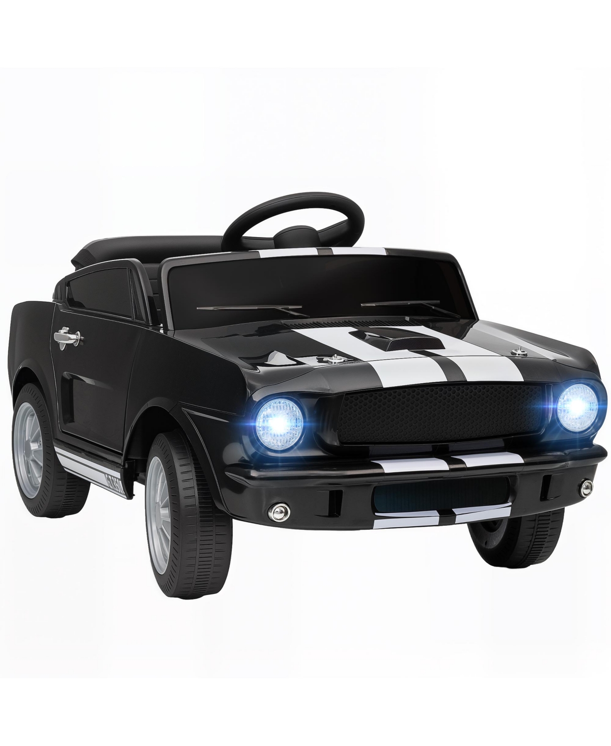 Qaba 12V Battery Powe Electric Vehicle, Licensed Kids Ride On Car,