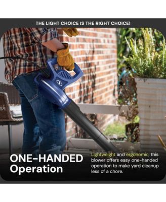 Electric All Purpose Leaf Blower, 6 Amp Motor, 155MPH Speed, SBJ597E-SJB