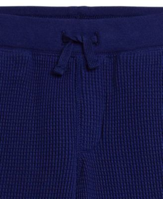 Boys' 2-7 Waffle-Knit Cotton Cargo Jogger Pant