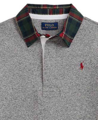 Boys 2-7 Twill Rugby Collar Sweater