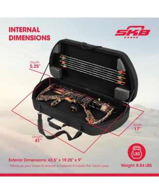 Cases 2SKB-SC4120 Nylon Exterior Waterproof Hybrid Bow Utility Case, Black