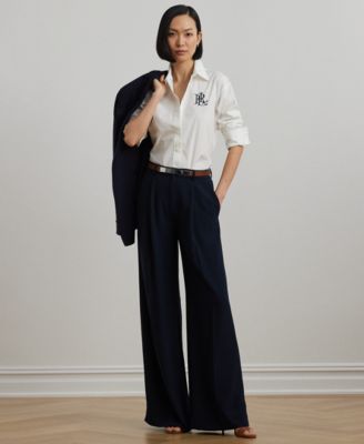 Petite Relaxed Fit Stretch Cotton Shirt