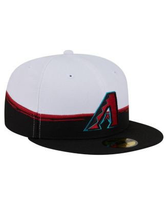 Men's Black/White Arizona Diamondbacks Paint Stroke 59FIFTY&nbsp;Fitted Hat