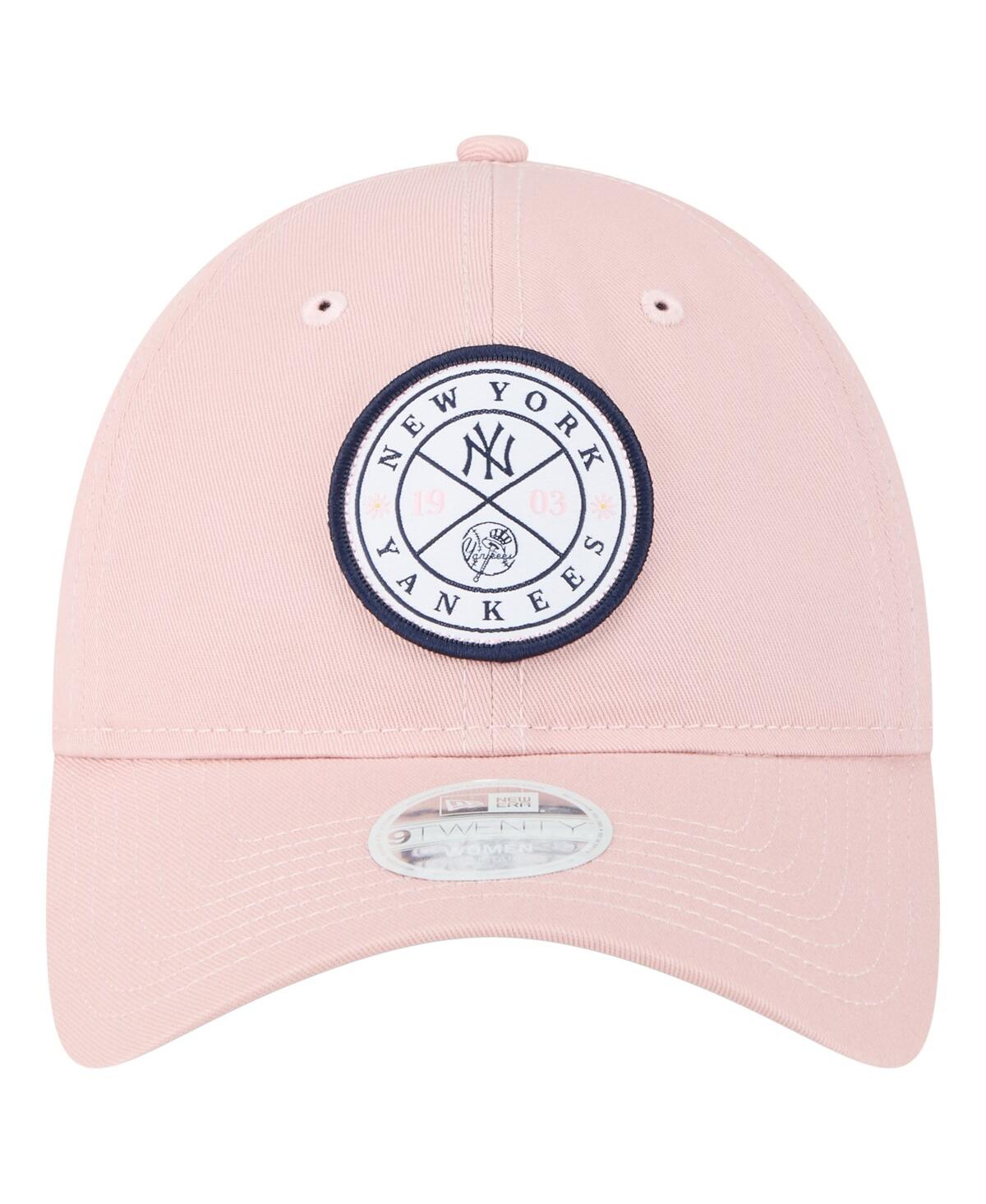 New Era Women's Pink New York Yankees Bloom 9twenty Adjustable Hat In Pink