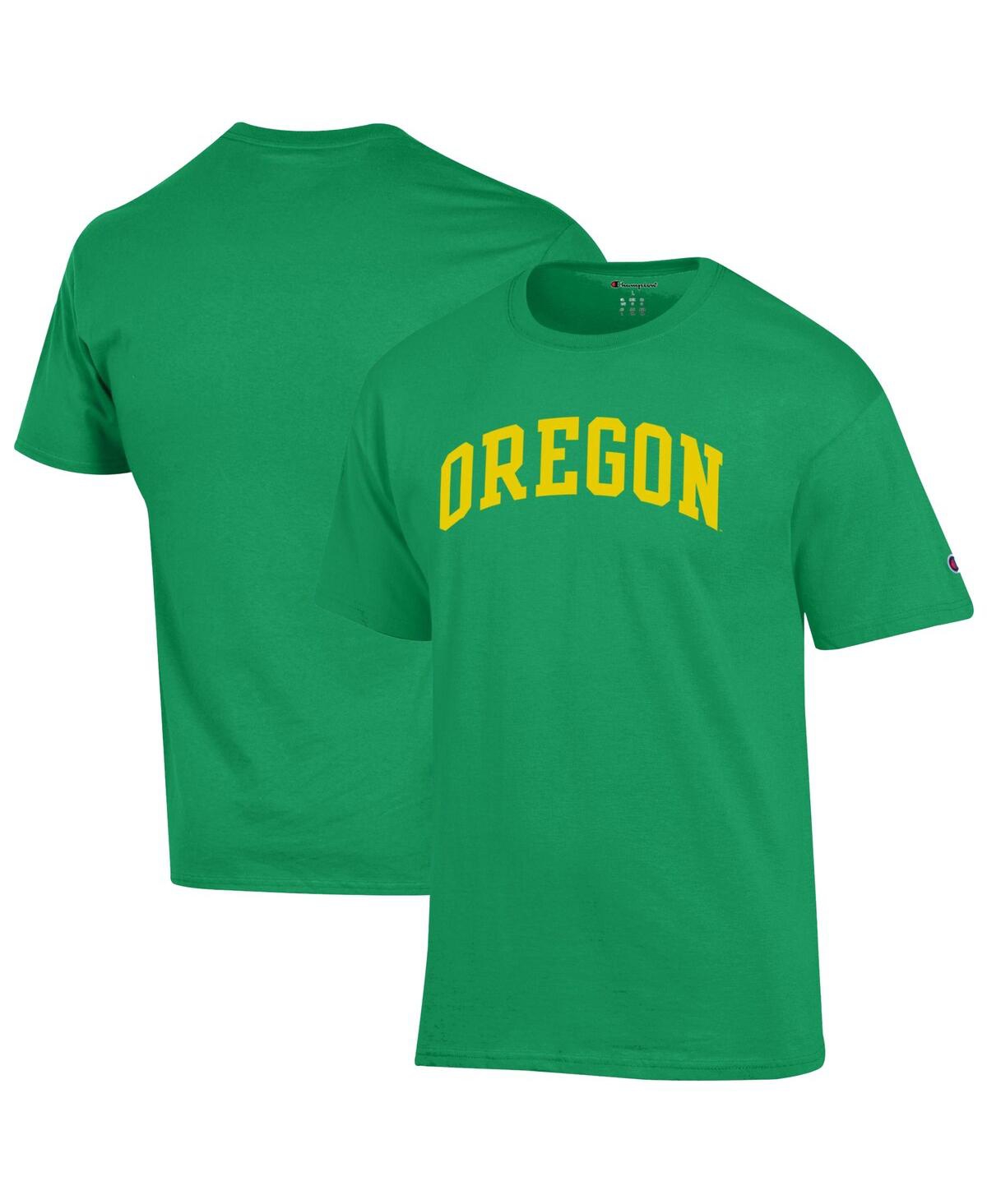 Champion Men's Green Oregon Ducks Basic Arch T-Shirt