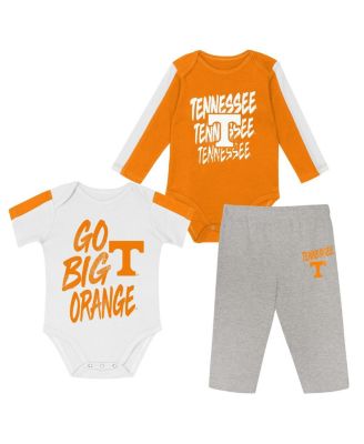 Outerstuff - Baby Boys and Girls Tennessee Orange/White Tennessee Volunteers Double Down Bodysuit and Pants 3-Piece Set