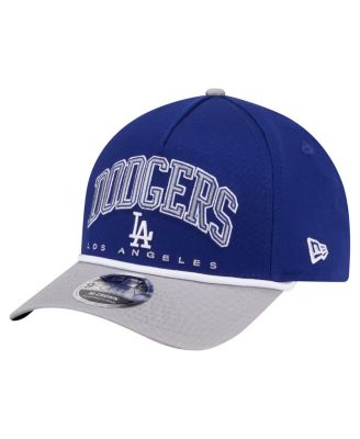 New Era - Men's Royal/Gray Los Angeles Dodgers Arch 9FORTY A-Frame M-Crown Adjustable Hat