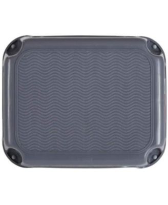 Durable Plastic Kids Step Stool w/ 200 Pound Weight Capacity, Gray