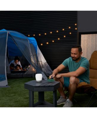 8 Person 3 Season Easy Up Camping Dome Tent with Rainfly & Porch, Blue