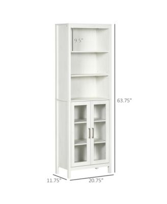 Wall-Mounted Bathroom Cabinet with Waterproof Coating and Storage Shelves