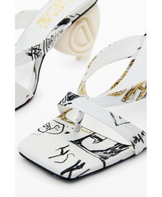 Women's Heart heel sandal