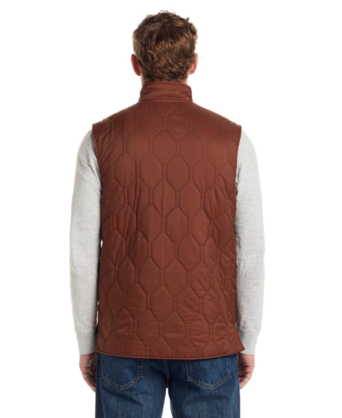 Weatherproof Vintage Men's Hexagon Quilted Vest