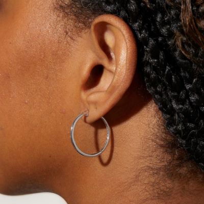 Medium Slim Endless Hoops - Lo Medium