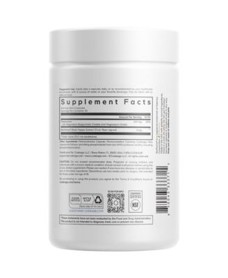 Liposomal Magnesium Glycinate Supplement - Magnesium Bisglycinate Pills - BioPerine Black Pepper - Liposomal Delivery - Non-GMO, Gluten-Free Mineral - 120 Capsules