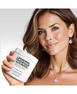 Liposomal Magnesium Glycinate Supplement, Bisglycinate Magnesium Chelate, Chelated Magnesium Mineral Pills, BioPerine Black Pepper, 240 ct