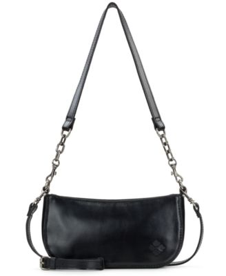 Patricia Nash - Sassi Small Leather Baguette Crossbody Shoulder Bag