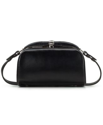 Pilzone Mini Leather Frame Crossbody Bag
