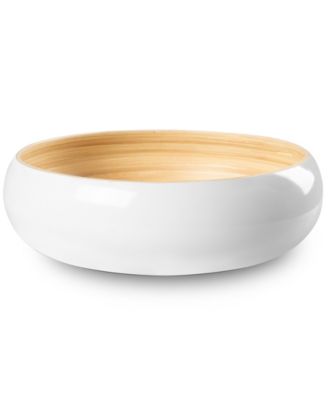 Lexa Collection 12" Bamboo Fruit Bowl