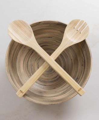 Lexa Collection 2 piece 12 inch Bamboo Utensil Set 