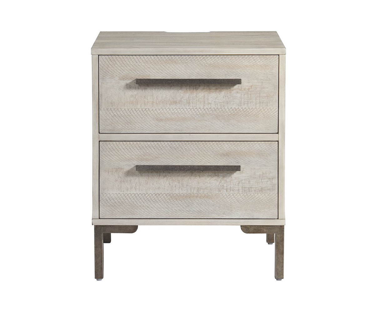 Westwood Design Beck Modern Wood Nightstand in Willow Gray Finish