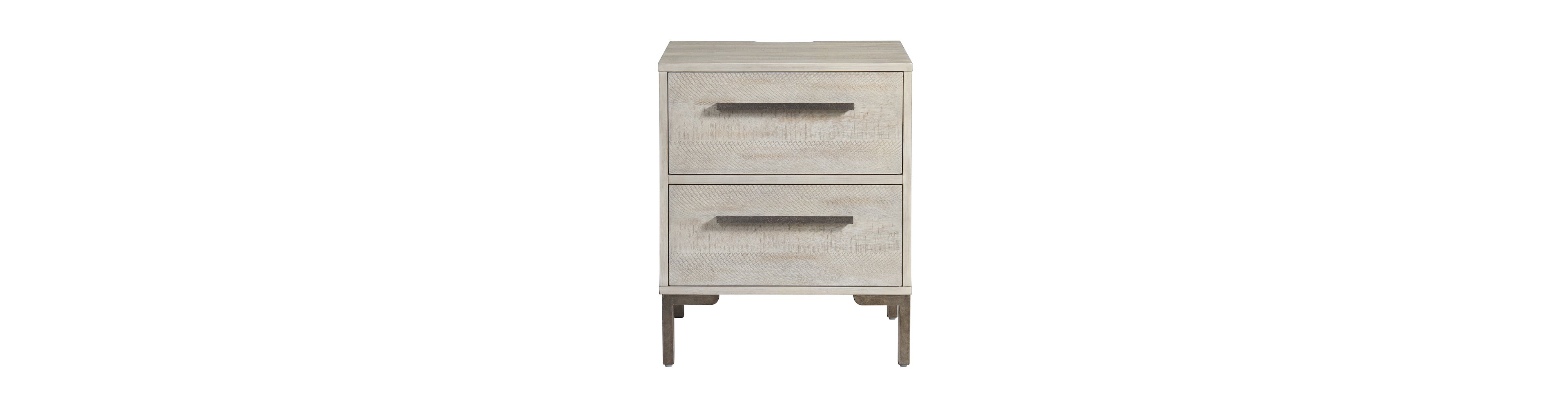 Westwood Design Beck Modern Wood Nightstand in Willow Gray Finish