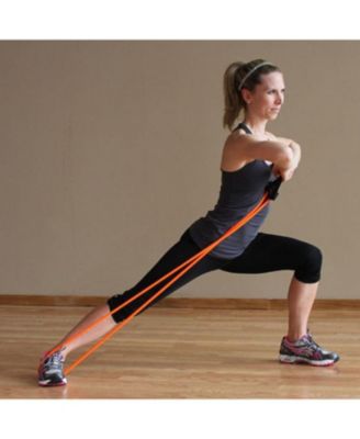 400-150-031-1 Smart Necessity Resistance Band Exercise Mat Bundle