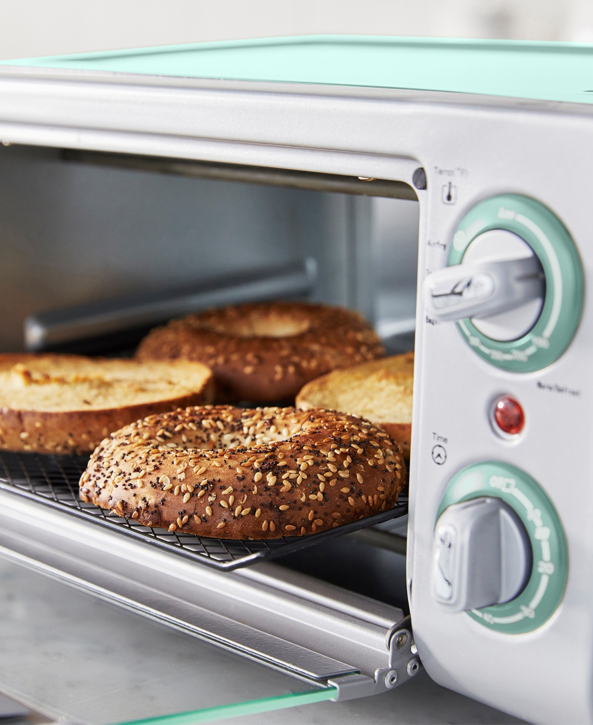Greenlife 7.9" Air Fry Toaster Oven In Blue