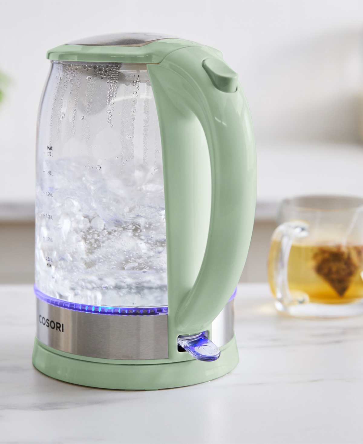 Greenlife 1.7 Liter Qwik Ez Kettle In Green
