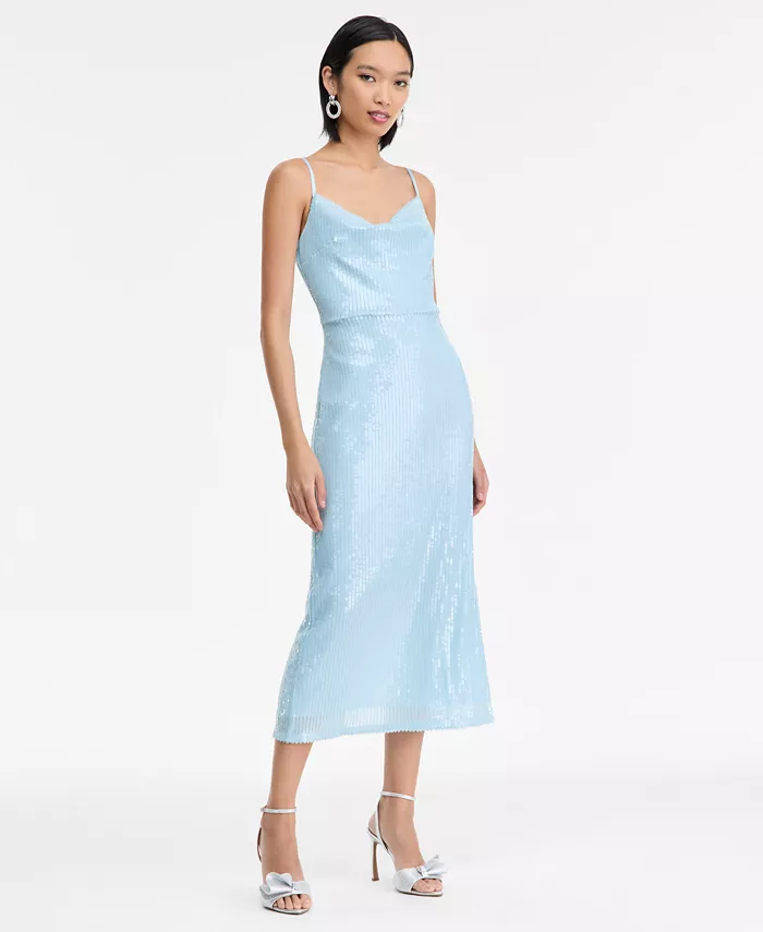 Women's Sleeveless Sequin Dress - thumbnail 8