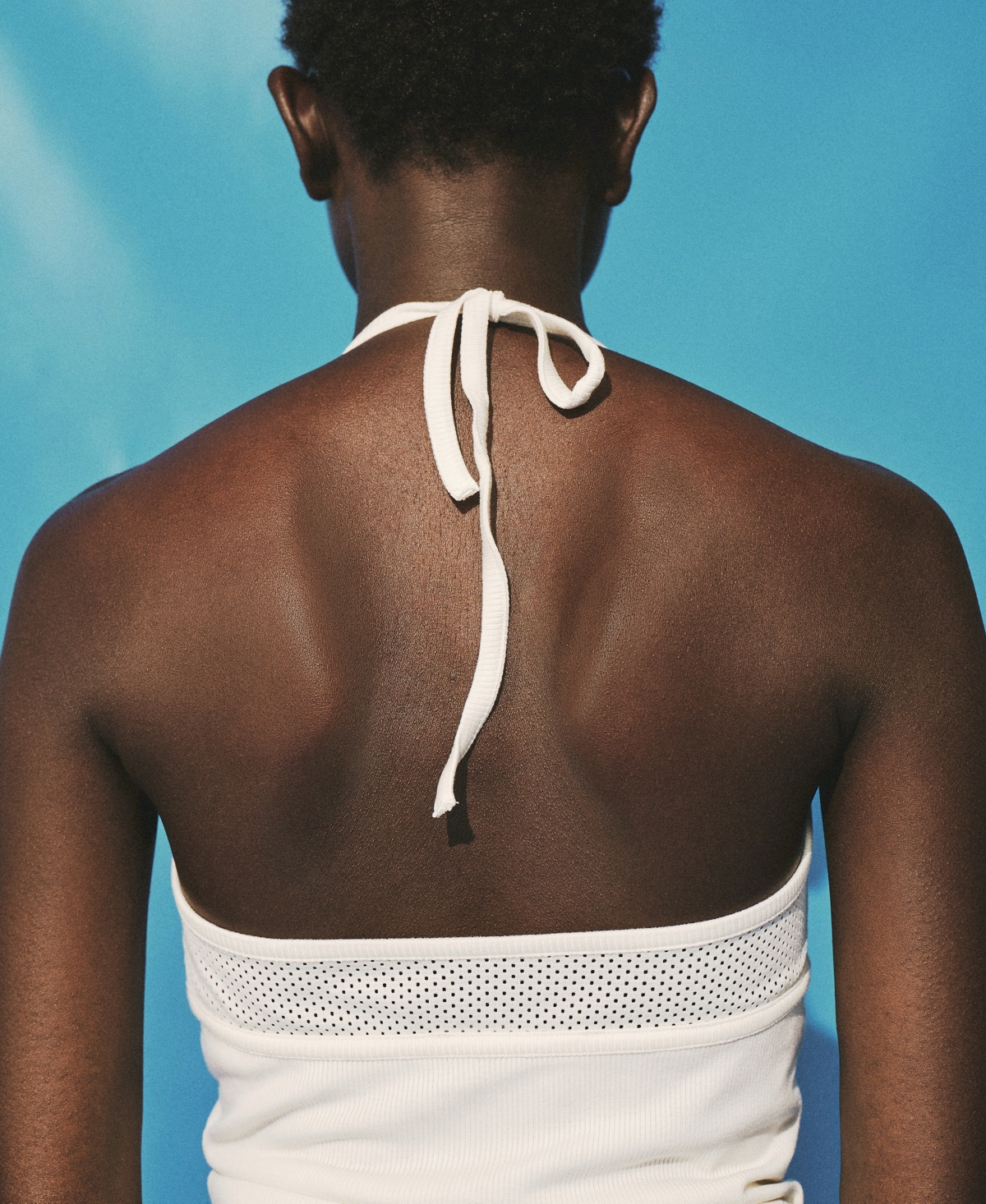 Mango Women's Perforated Neckline Top