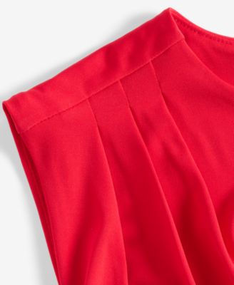 Women's Short-Sleeve Ruched Boatneck Top, Macy's Exclusive