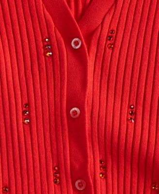 Women's Embellished Cardigan, Macy's Exclusive