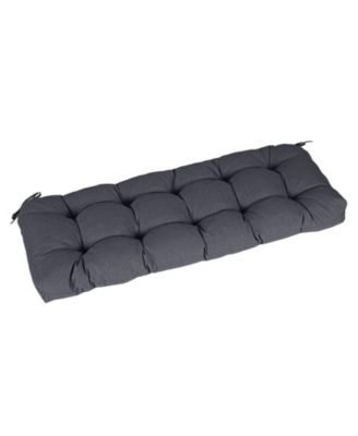 Outdoor Tufted Water-Resistant & Fade-Resistant Bench Cushion, 46" x 19.7" x 5.1"