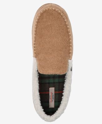 Men's Venetian Contrast-Stitch Moccasin Slippers