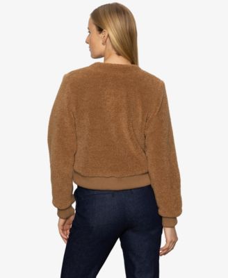 Women's Teddy Long Sleeve Cardigan Jacket