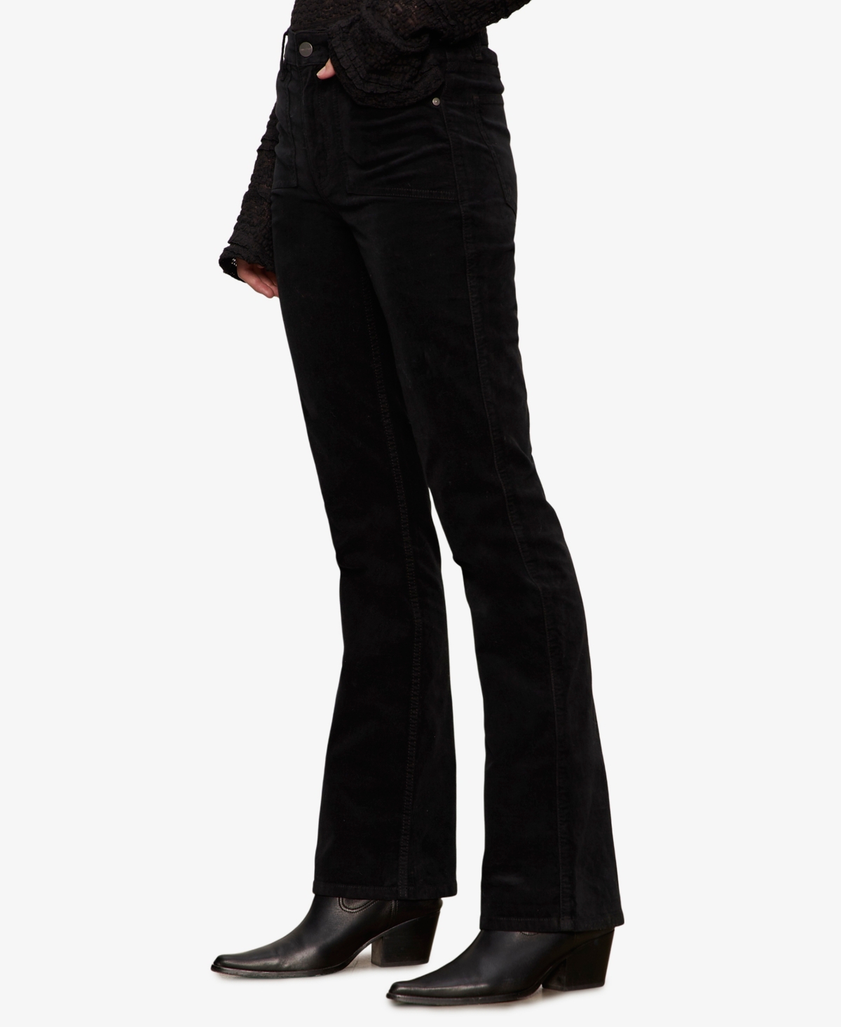 Sanctuary Women's Velveteen Brook Bootcut Stretch Pants In Multi