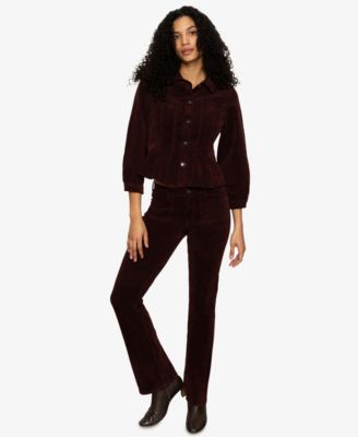 Women's Velveteen Brook Bootcut Stretch Pants