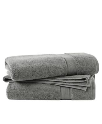 Luxury Zero Twist Cotton 2-Pc. Bath Sheet, 34" x 68"