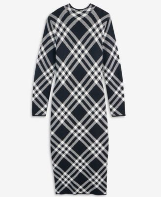 Women's Plaid Knit Midi Dress, Macy's Exclusive