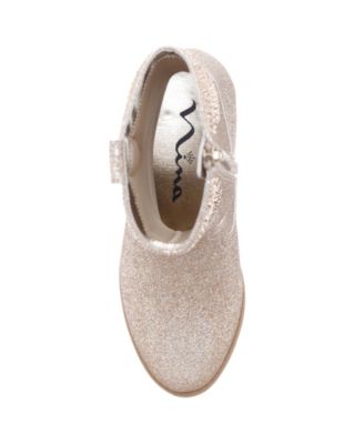 Girls' 9-12 Hawley Glitter Side Zip Cowboy Boots