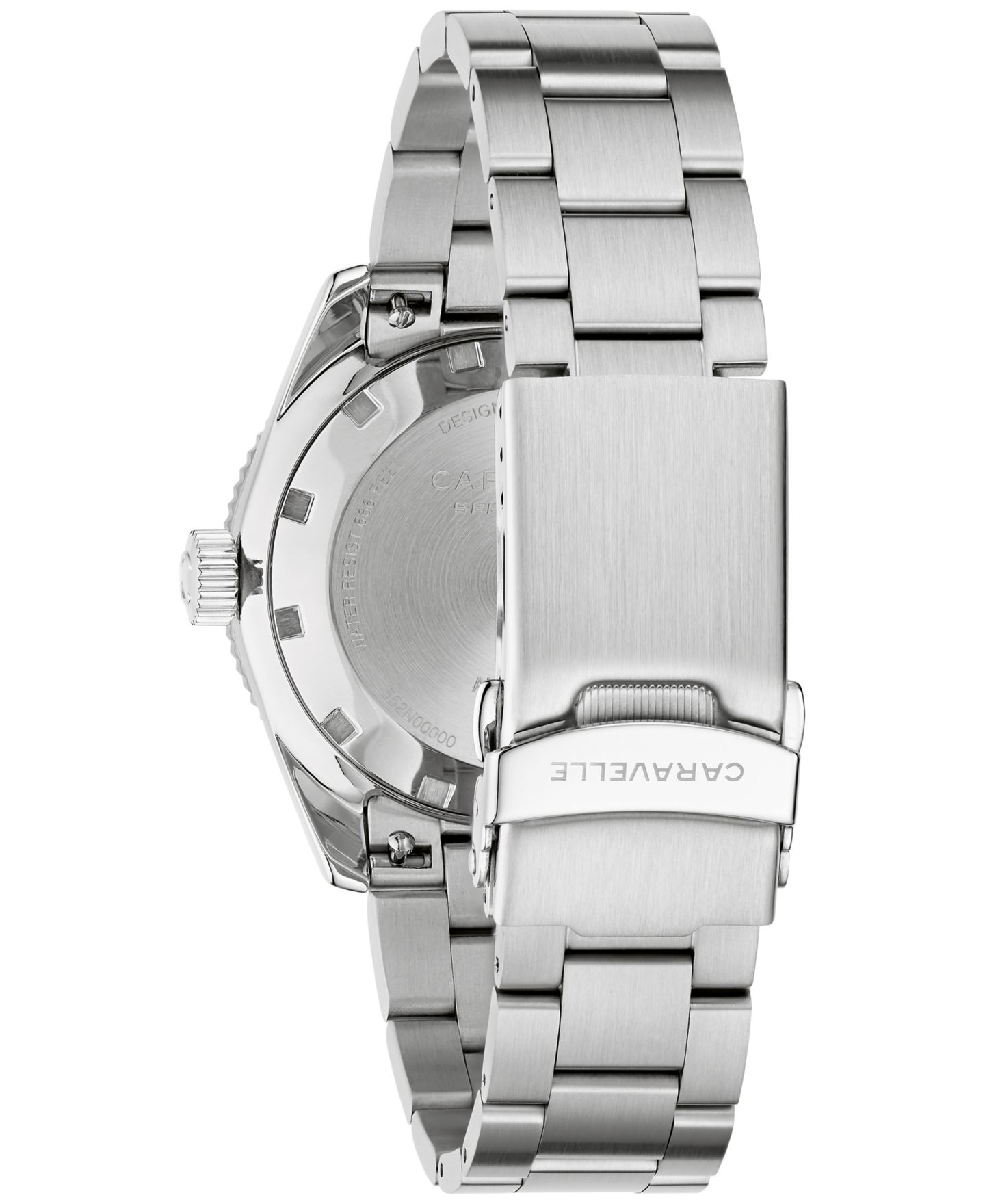 Мужские часы Caravelle Vintage Sport Sea Hunter Silver-Tone Stainless Steel Bracelet Watch, 39mm — фото 3