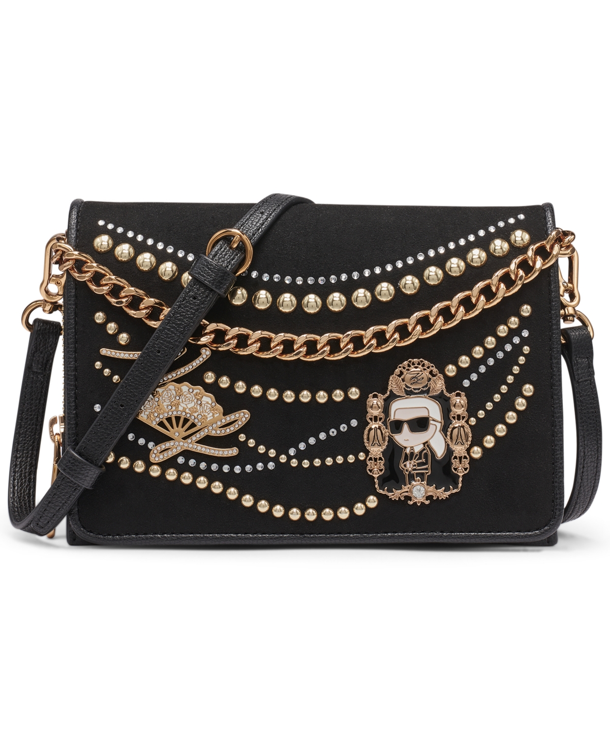 Karl Lagerfeld Lourdes Mini Crossbody Bag In Multi