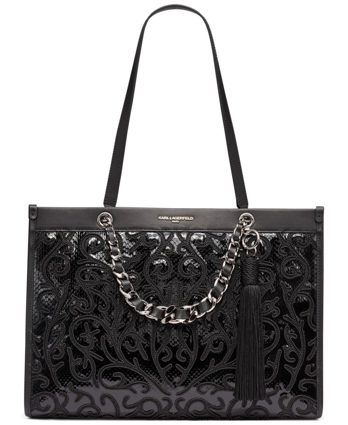 Женская сумка KARL LAGERFELD PARIS Savoie Tote, цвет: Чёрный — фото 1