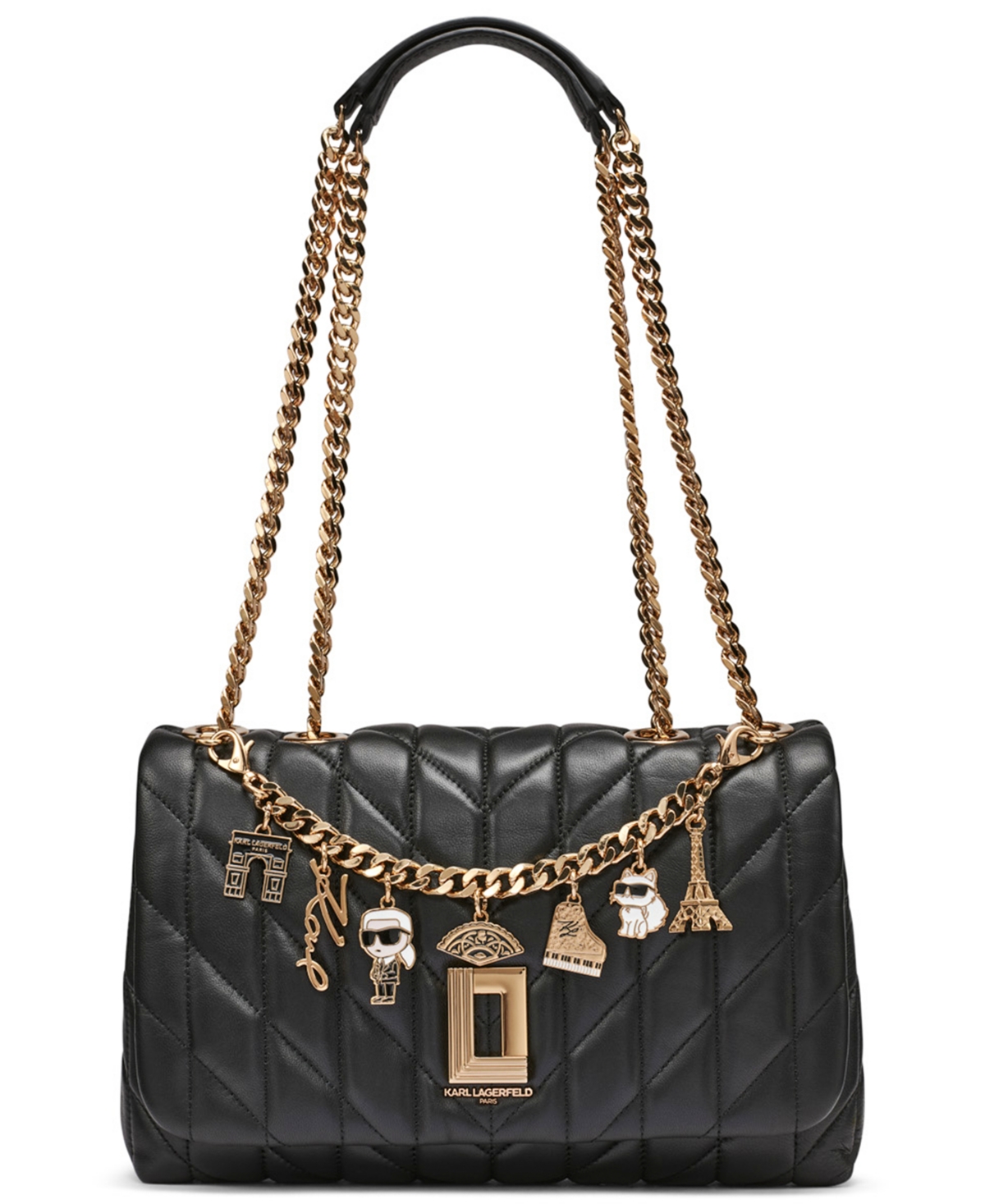 Karl Lagerfeld Lafayette Small Shoulder Bag In Multi